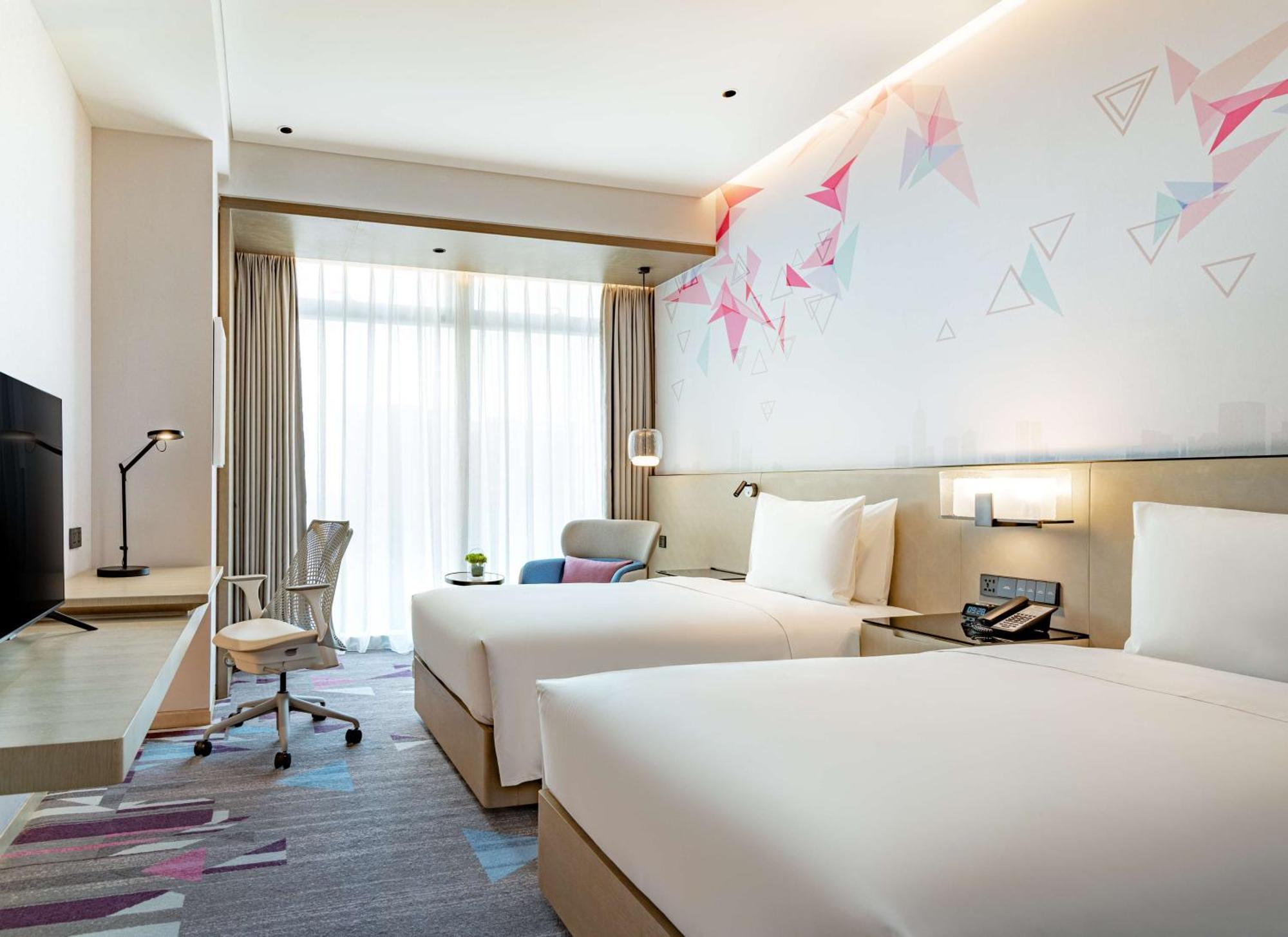 Hilton Garden Inn Shenzhen World Exhibition & Convention Center Exterior foto