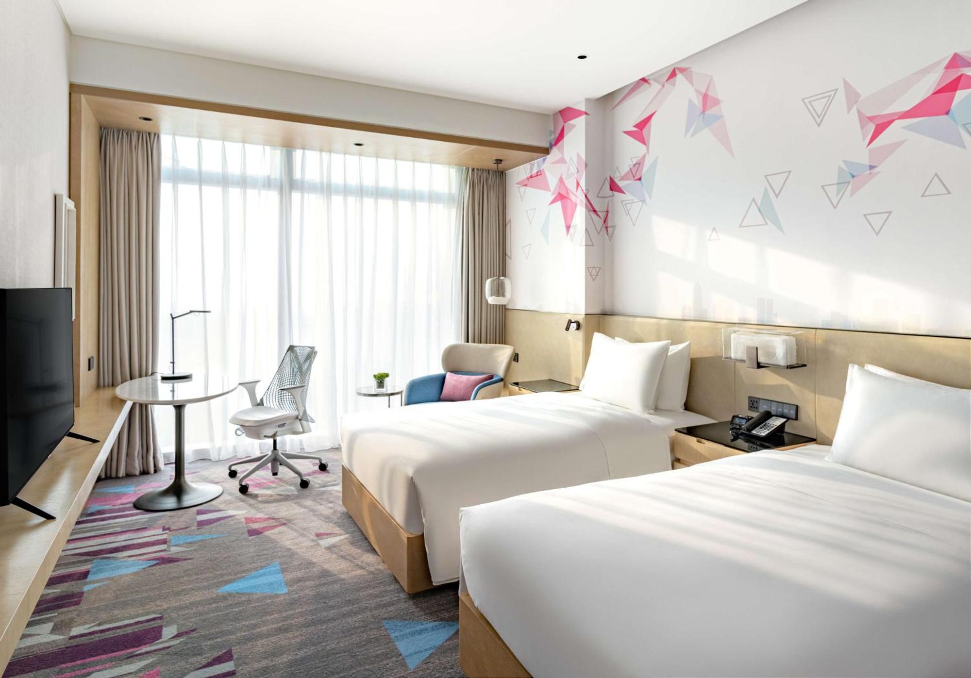 Hilton Garden Inn Shenzhen World Exhibition & Convention Center Exterior foto