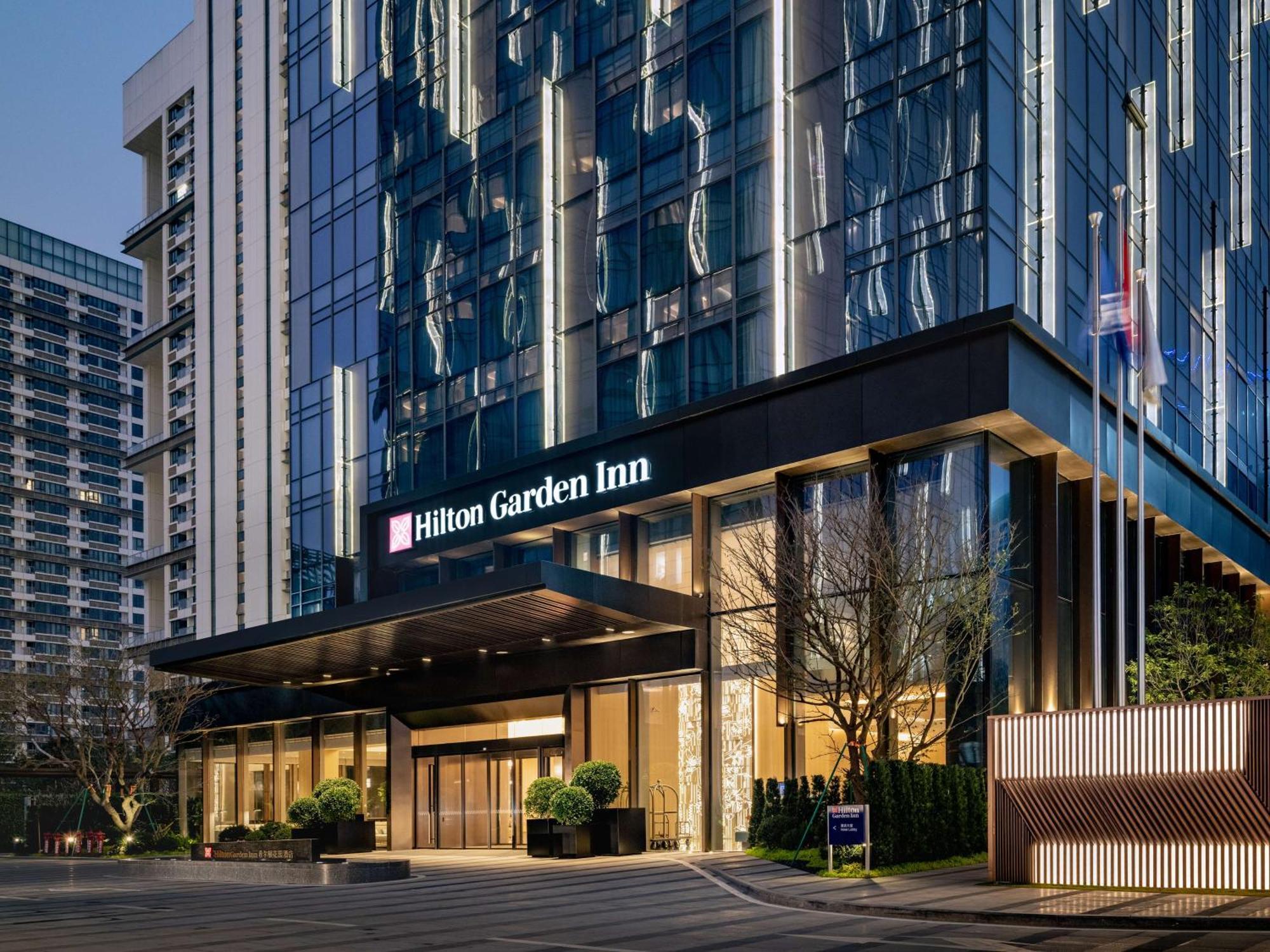 Hilton Garden Inn Shenzhen World Exhibition & Convention Center Exterior foto